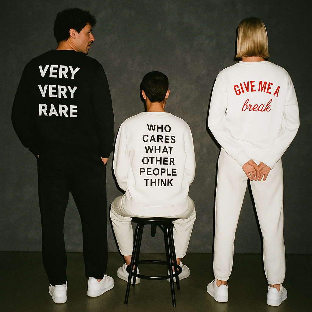 Sweatshirts.