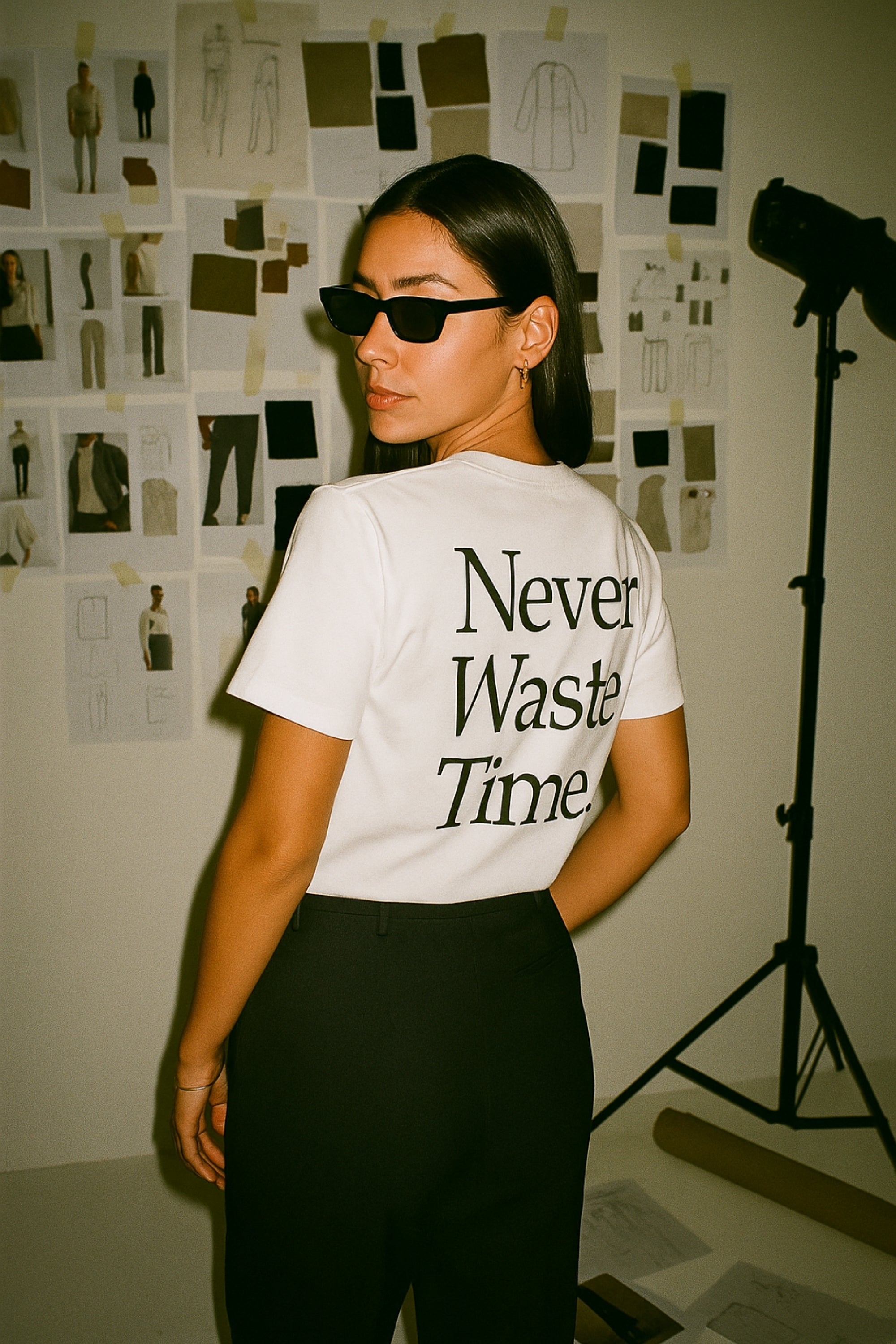 NEVER WASTE TIME